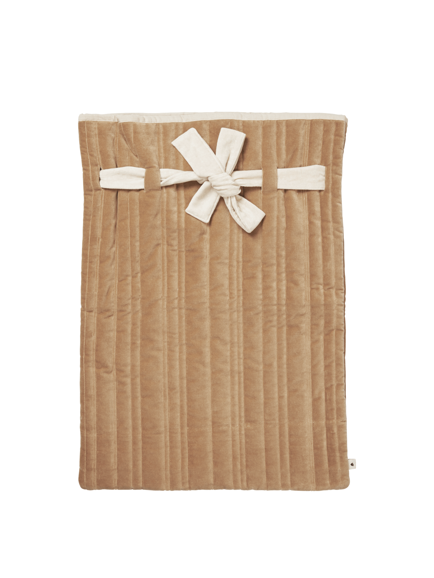 Saco navideño acolchado Vari – Terciopelo – Caqui