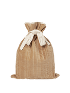 Saco navideño acolchado Vari – Terciopelo – Caqui