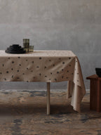 Mantel Baies – Natural/Chocolate Oscuro