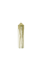 Vela de pilar Dryp – A20 cm – Beige