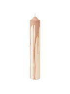 Vela de pilar Dryp – A30 cm – Beige