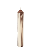 Vela de pilar Dryp – A30 cm – Beige