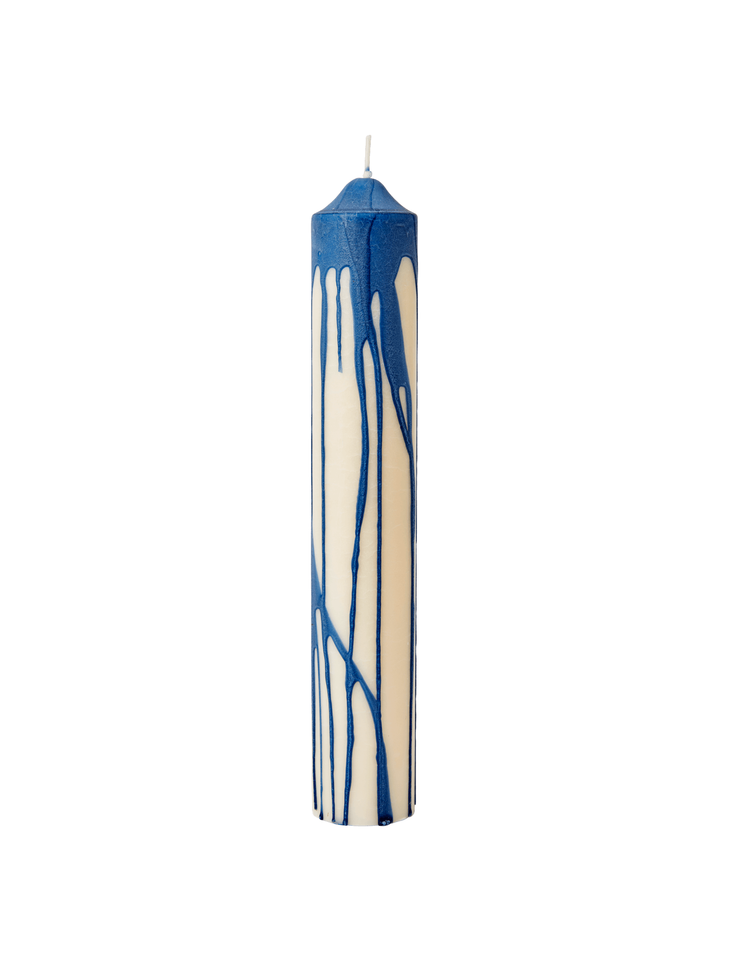 Vela de pilar Dryp – A30 cm – Beige