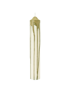 Vela de pilar Dryp – A30 cm – Beige