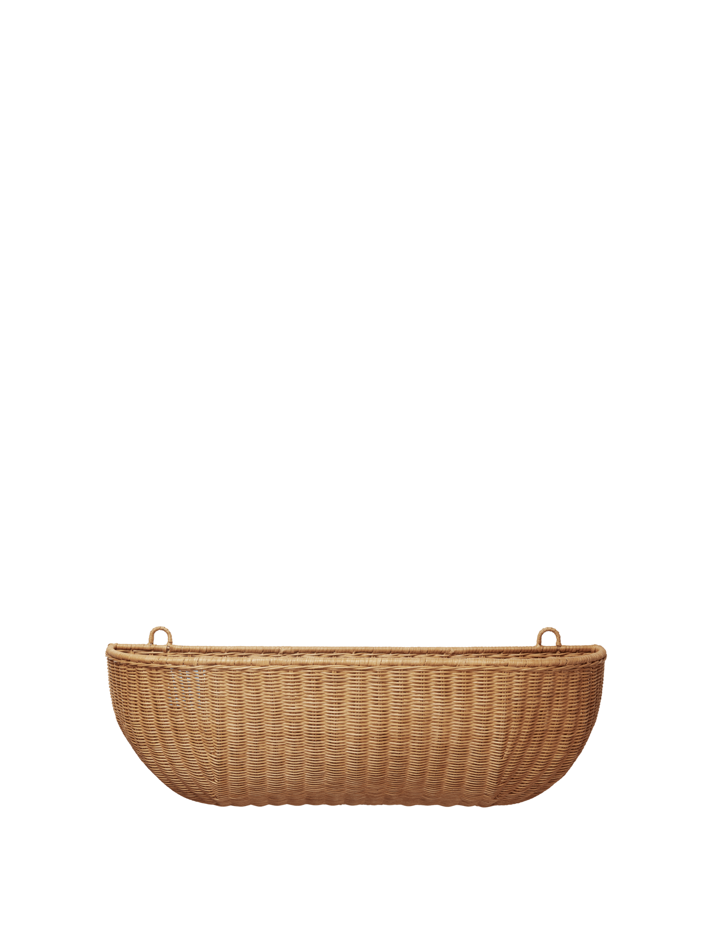 Bolsillo de pared trenzado - 75x14 - Natural