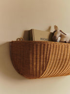 Bolsillo de pared trenzado - 75x14 - Natural