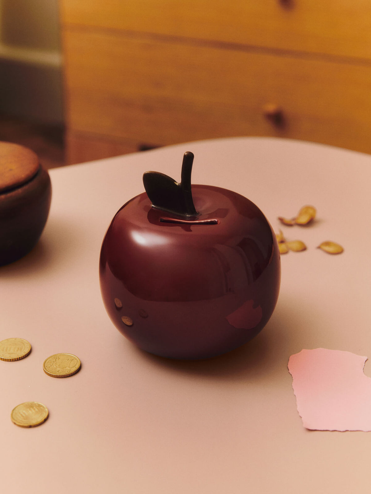 Hucha Apple – Rojo oscuro