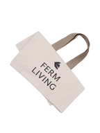 Bolsa tote Everyday de Ferm Living – Sin teñir/Cachemira oscuro