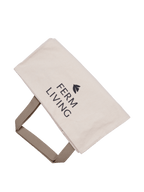 Bolsa de fin de semana de Ferm Living – Sin teñir/Cachemira oscuro