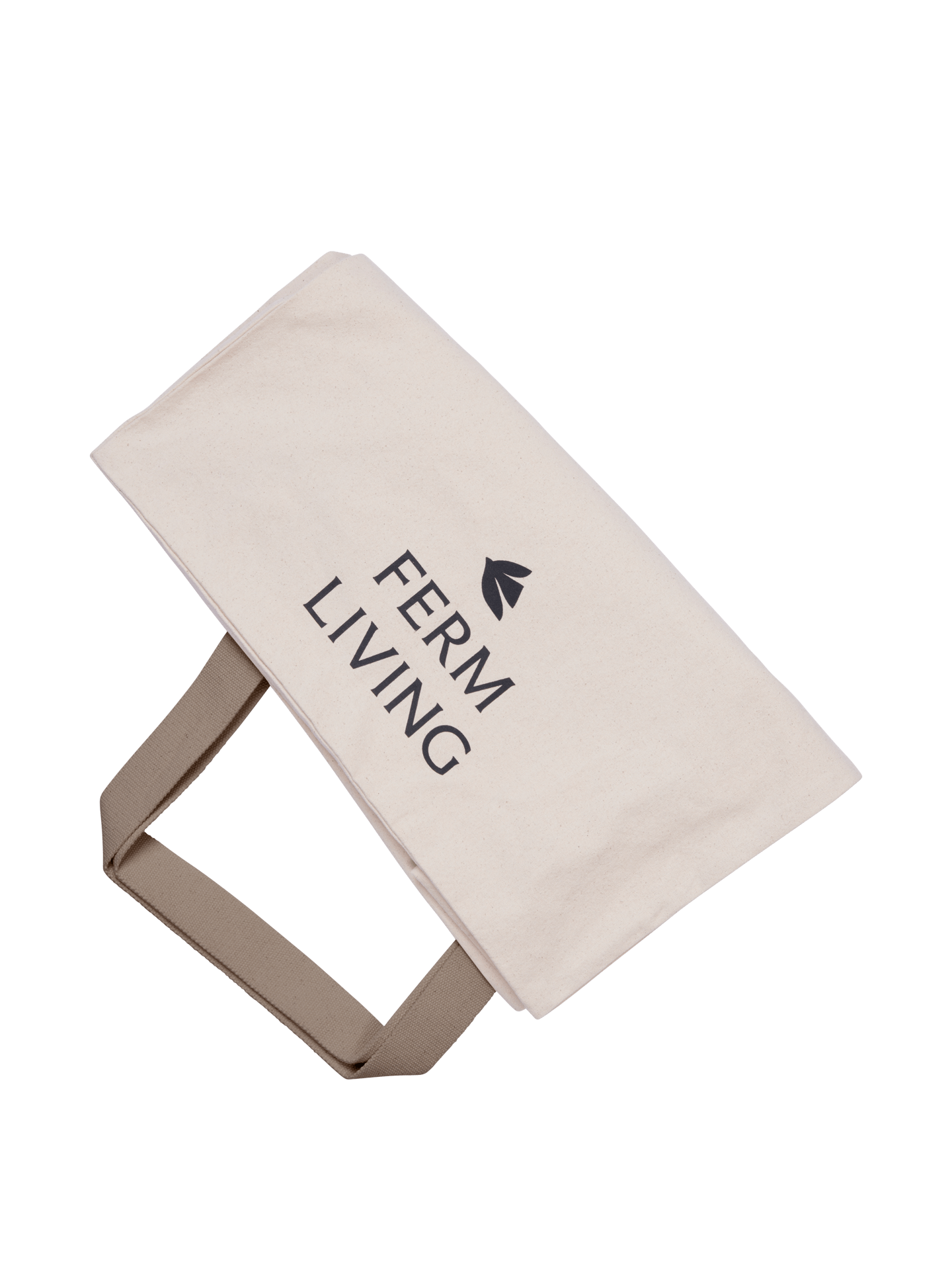 Bolsa de fin de semana de Ferm Living – Sin teñir/Cachemira oscuro