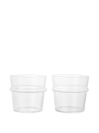 Vasos bajos Boya – Set de 2 – Rosa empolvado
