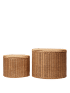 Cestas de almacenamiento trenzadas Willora – Set de 2 – Natural