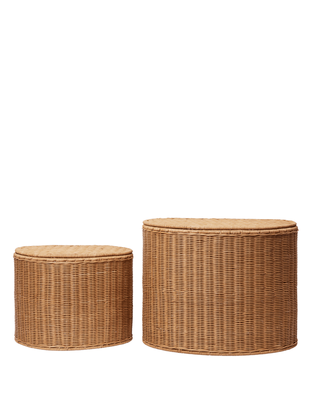 Cestas de almacenamiento trenzadas Willora – Set de 2 – Natural