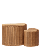 Cestas de almacenamiento trenzadas Willora – Set de 2 – Natural
