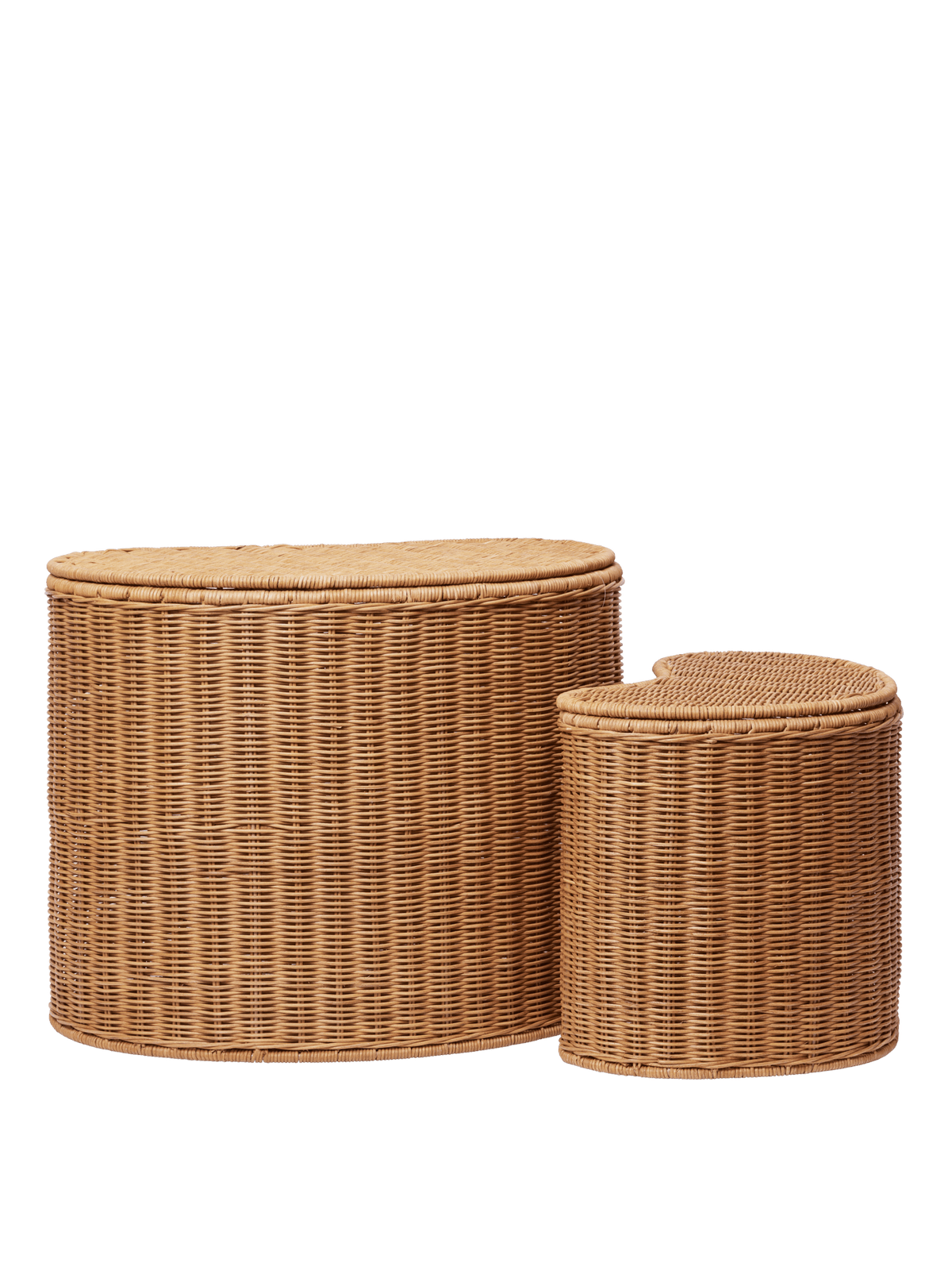 Cestas de almacenamiento trenzadas Willora – Set de 2 – Natural