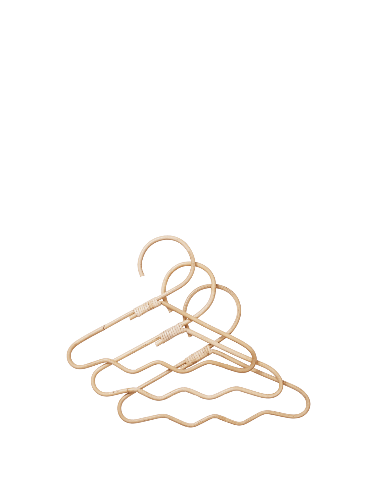 Perchas Wavi – Set de 3 – Natural