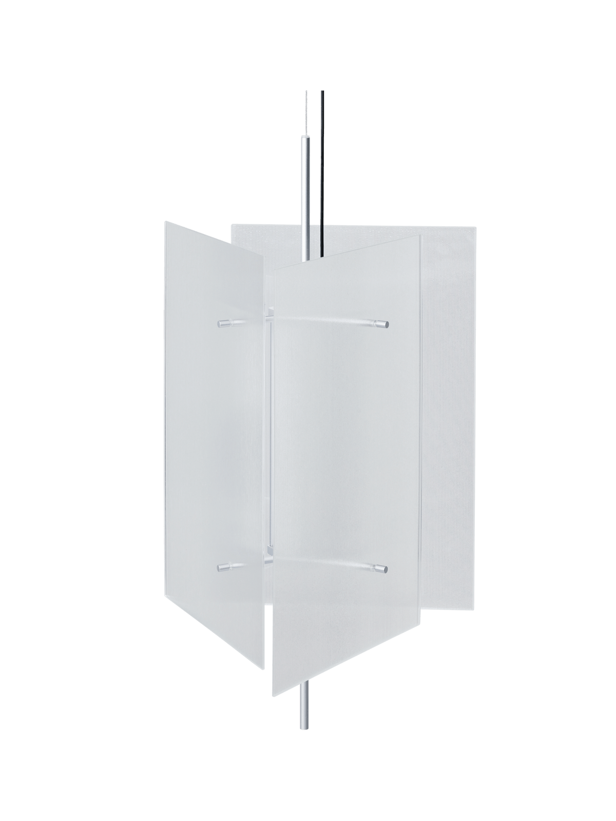 Lámpara colgante Oeste – Vidrio transparente