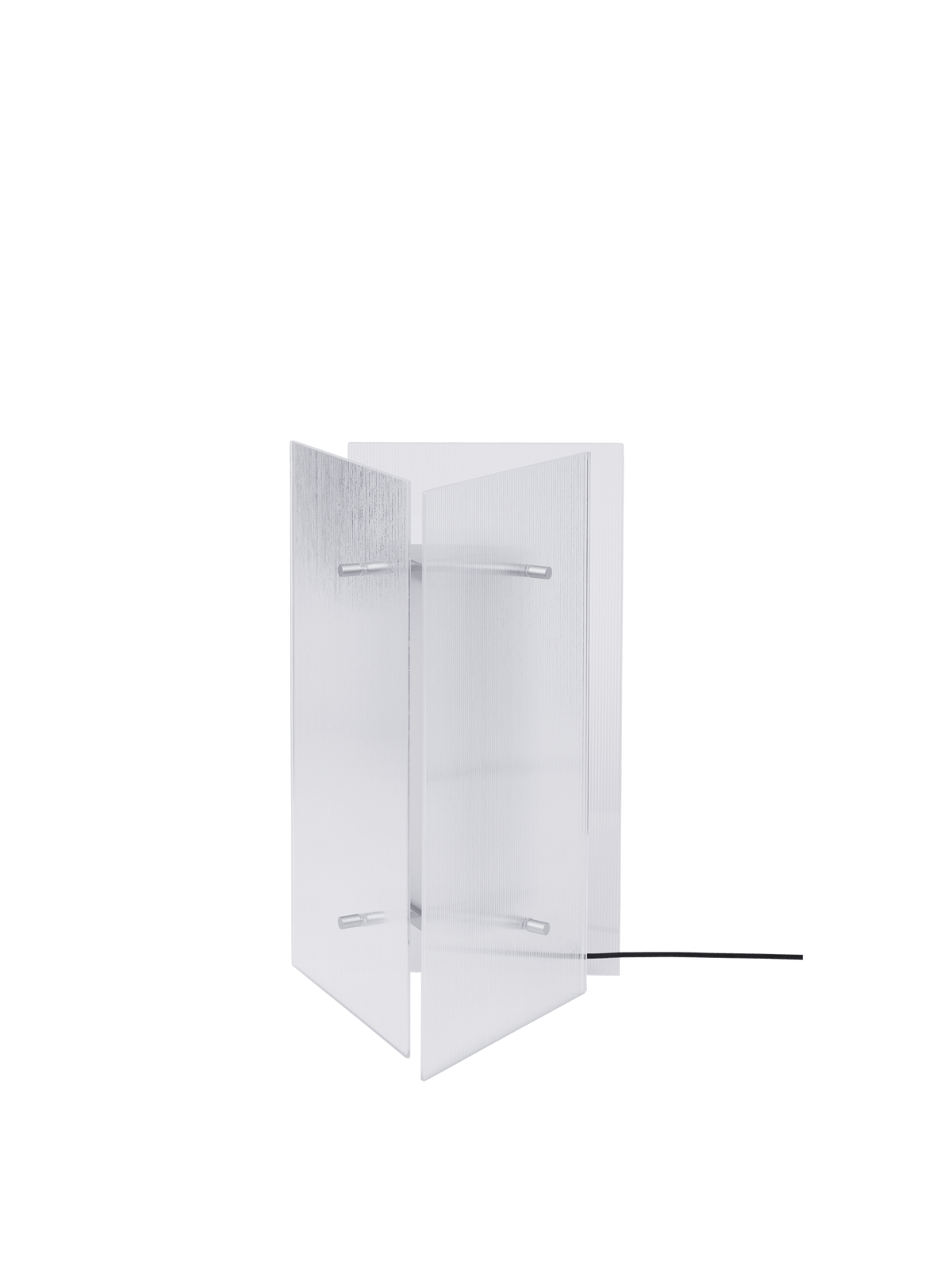 Lámpara de mesa Oeste – Vidrio transparente