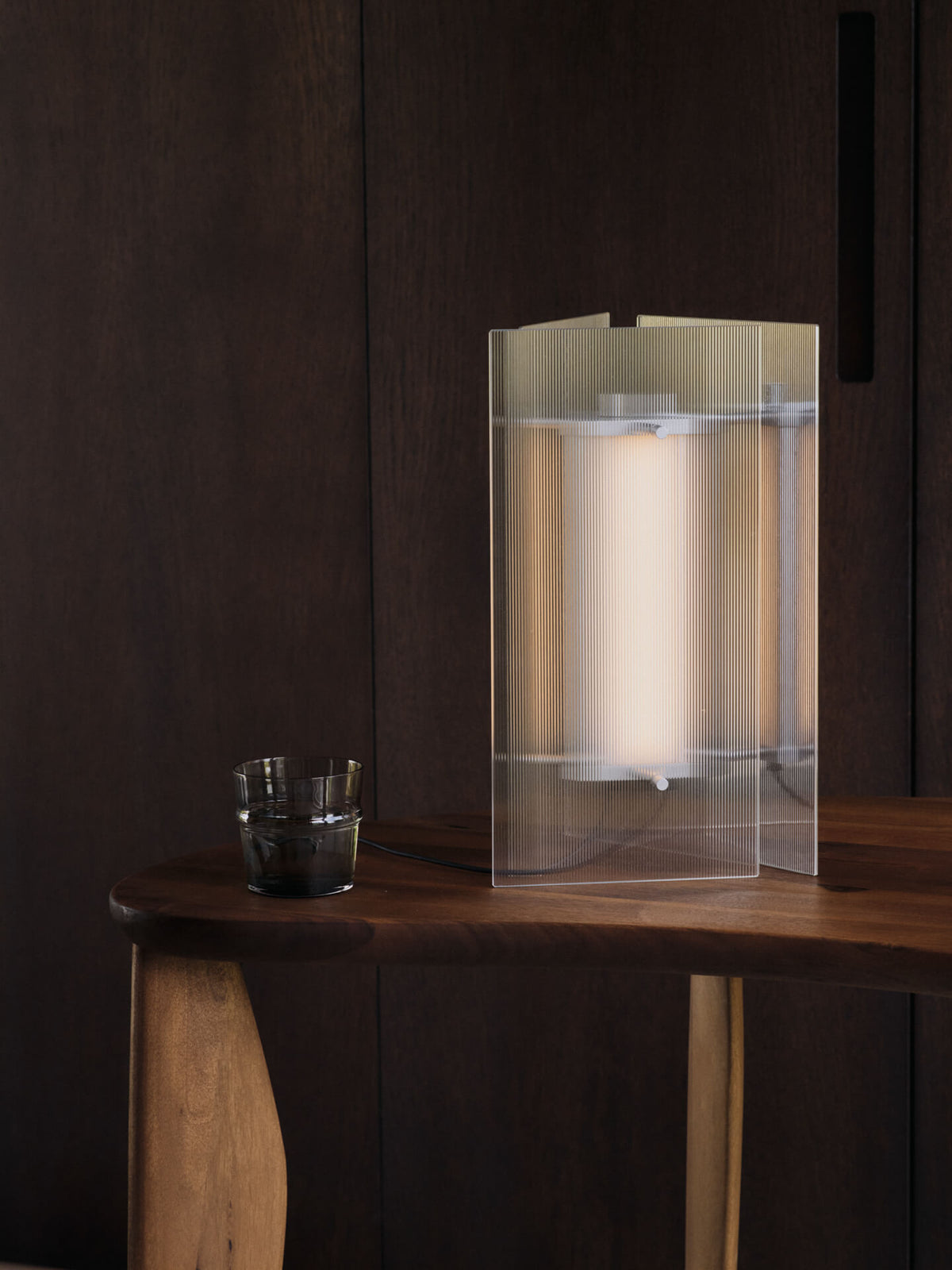 Lámpara de mesa Oeste – Vidrio transparente