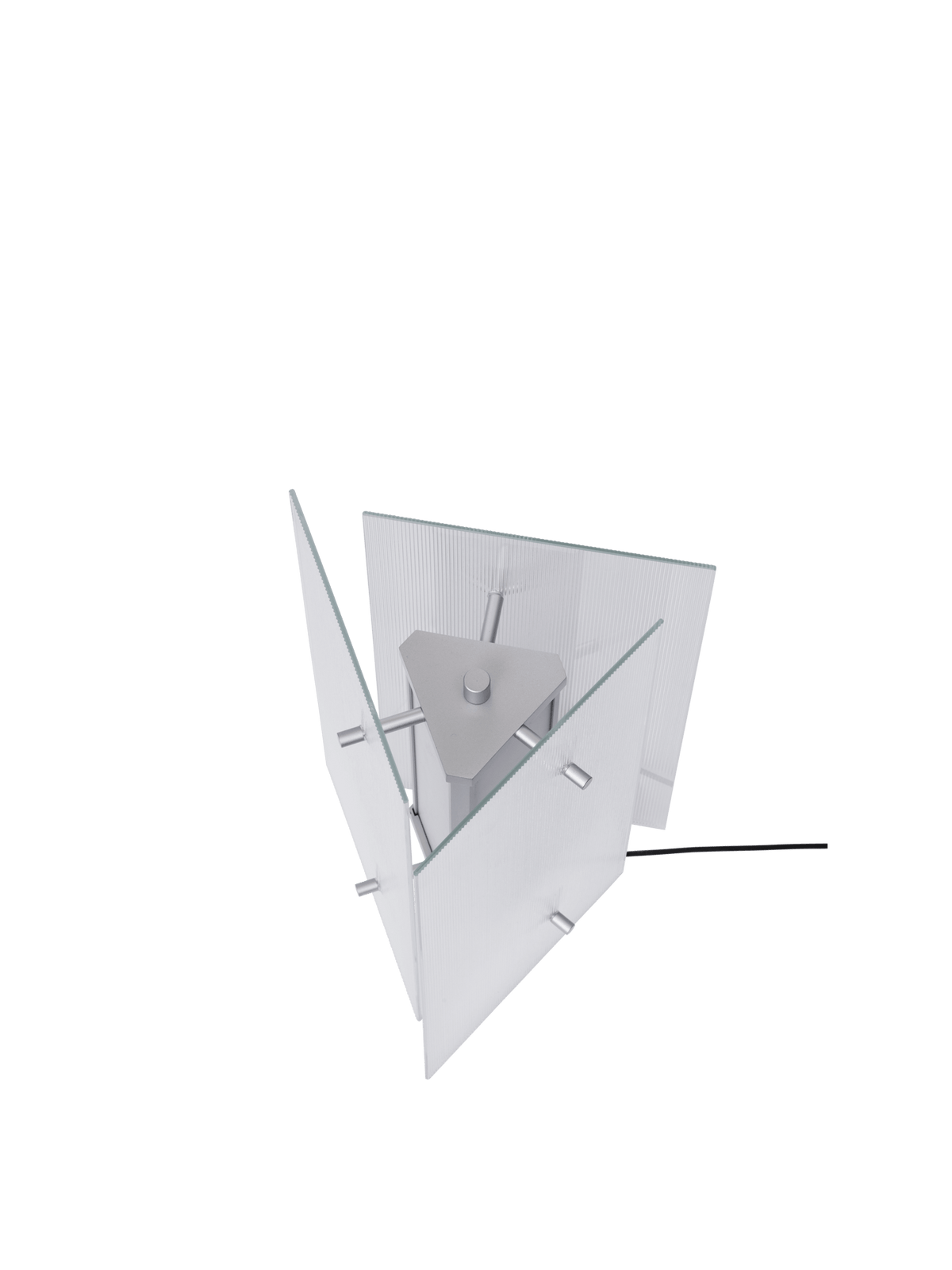 Lámpara de mesa Oeste – Vidrio transparente