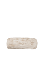 Cojín bolster Smocked con volante – Sin teñir
