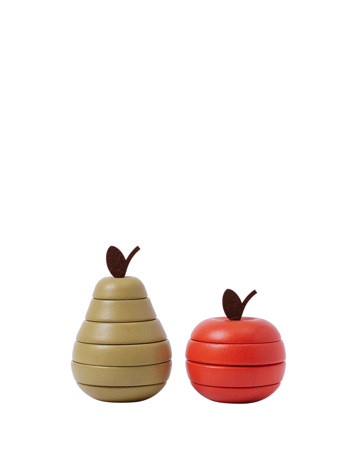 Frutas apilables Apple y Pear – Set de 2 – Multicolor