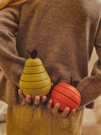 Frutas apilables Apple y Pear – Set de 2 – Multicolor