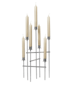 Candelabro Elysia – Acero inoxidable cepillado