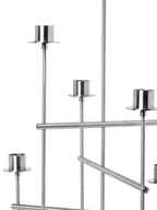 Candelabro Elysia – Acero inoxidable cepillado