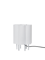 Lámpara de mesa Boe – A28 – Plateado/Natural