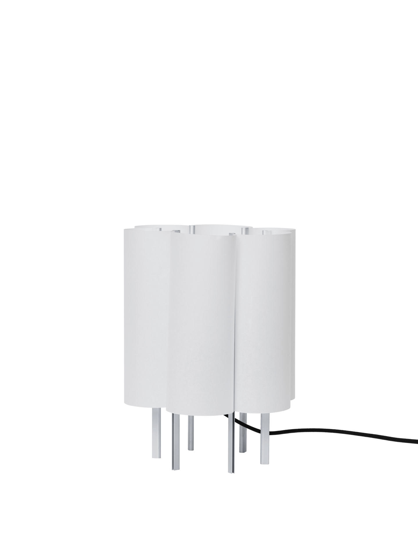 Lámpara de mesa Boe – A28 – Plateado/Natural