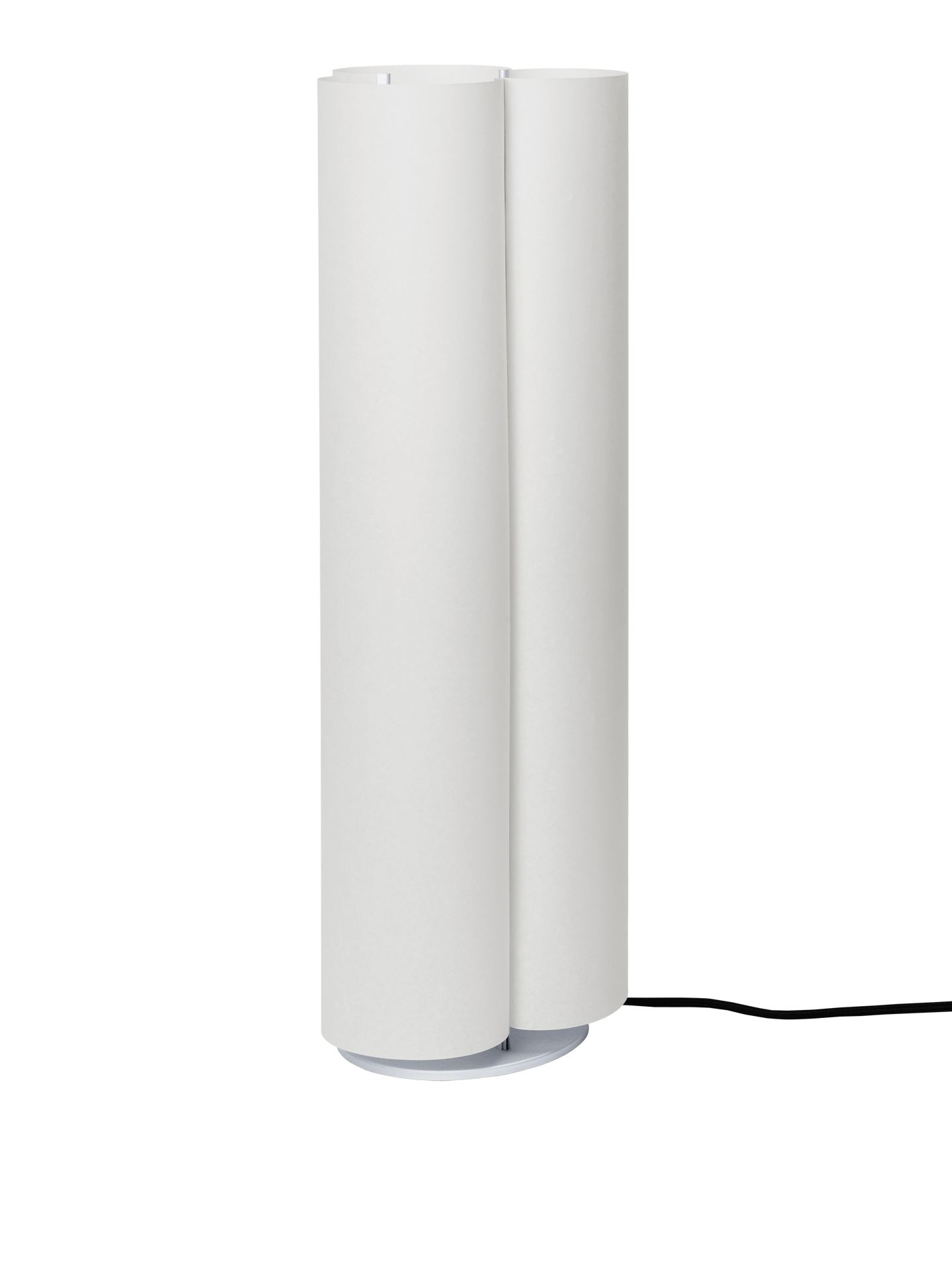 Lámpara de pie Boe – A80 – Plateado/Natural