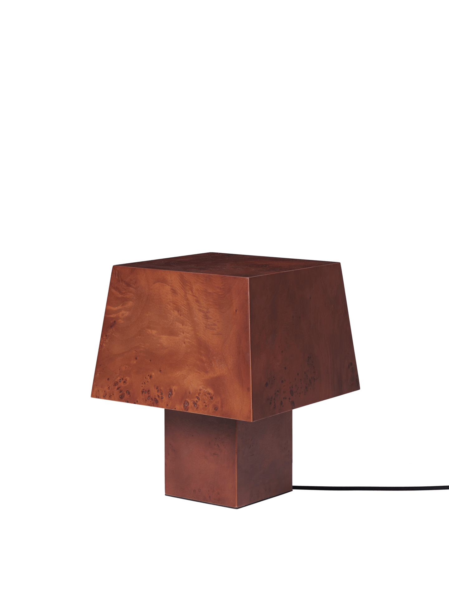 Lámpara de mesa Burl – Burl teñido en oscuro