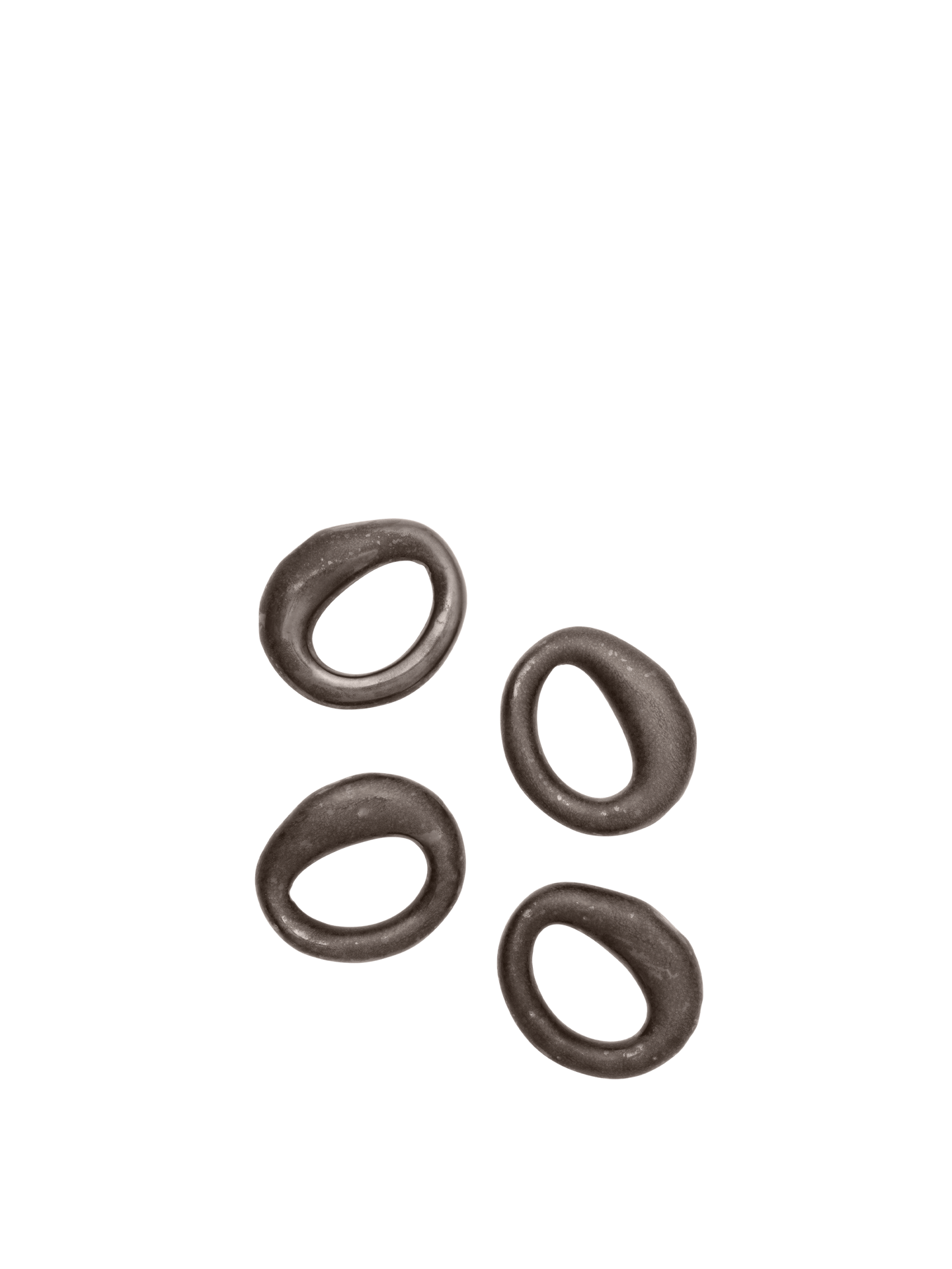 Anillas para servilletas Orrith – Set de 4 – Bronce rústico