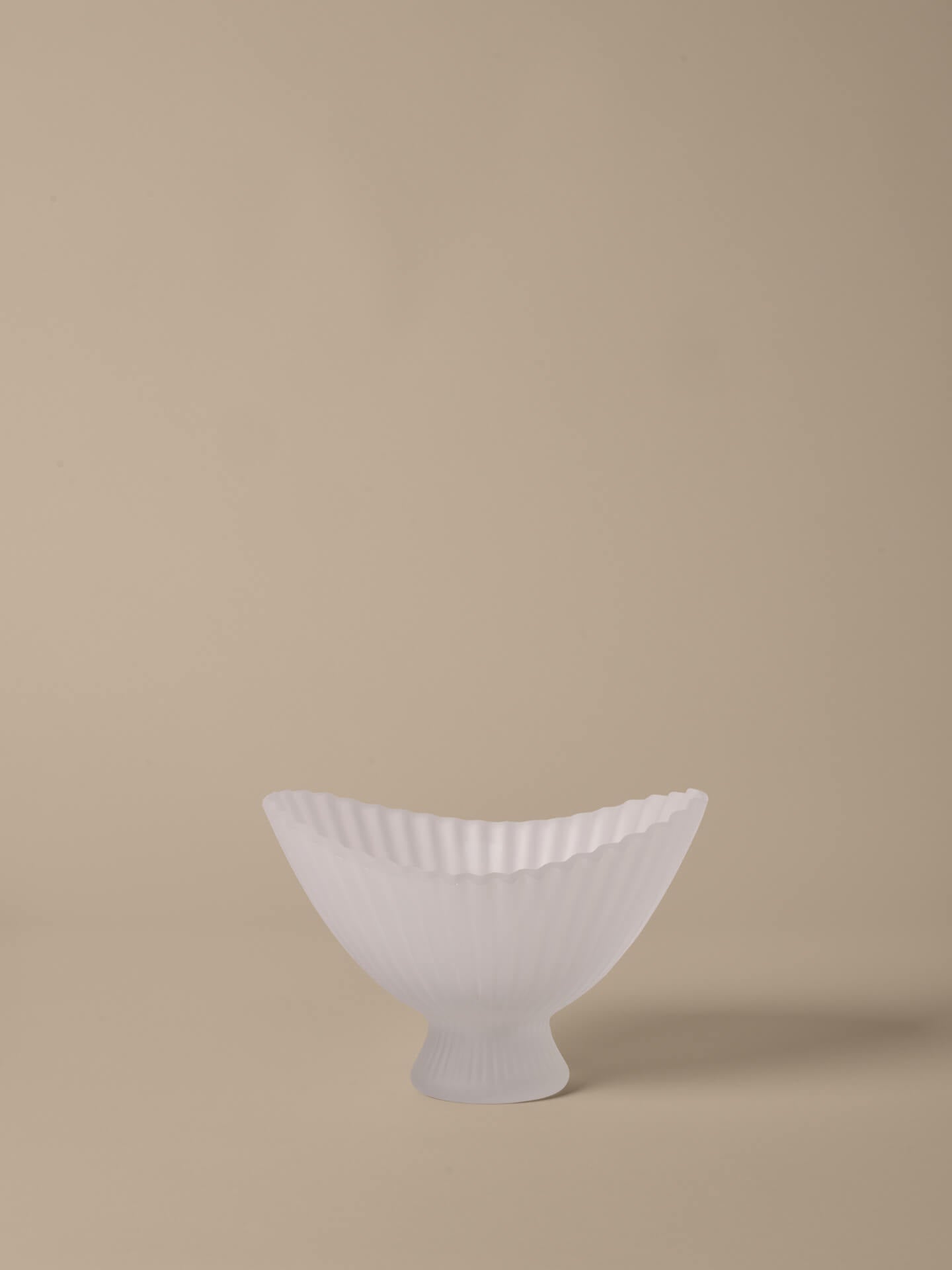 Cuenco de cristal Fountain – 28 – Esmerilado
