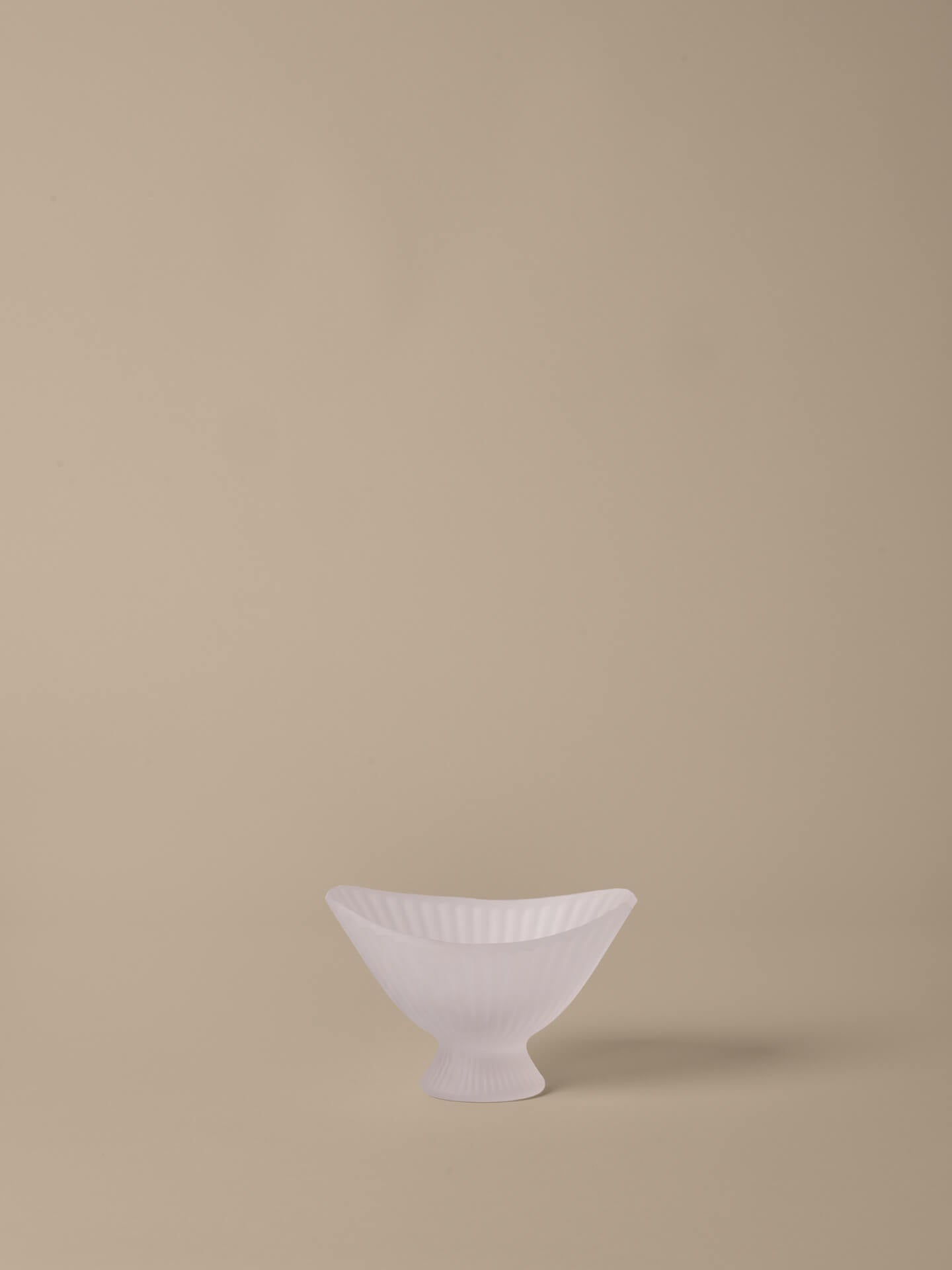Cuenco de cristal Fountain – 19 – Esmerilado
