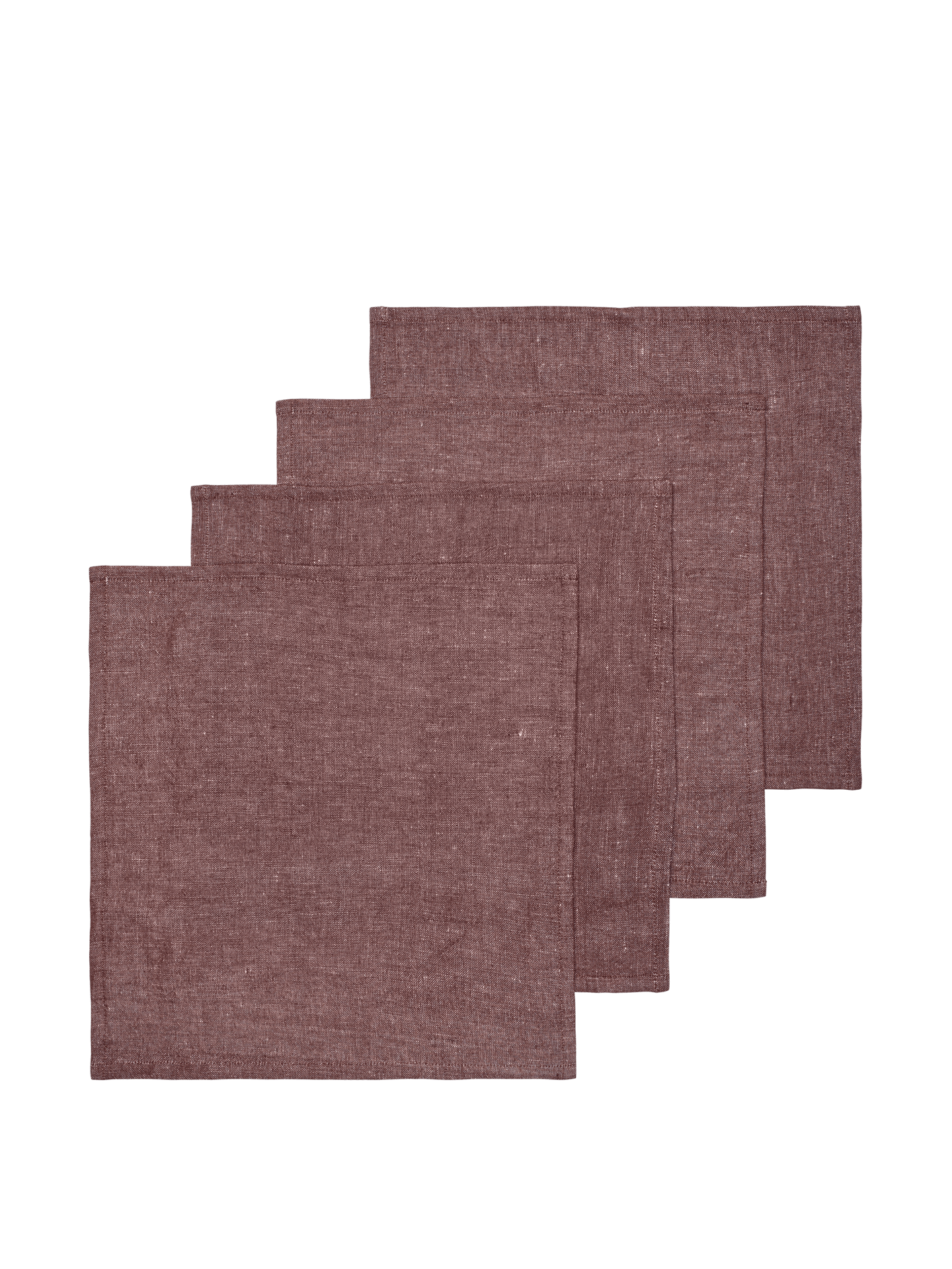 Servilletas Hale – Set de 4 – Castaño