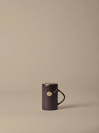 Taza de té Koyo con infusor – Set – Marrón oscuro/Beige