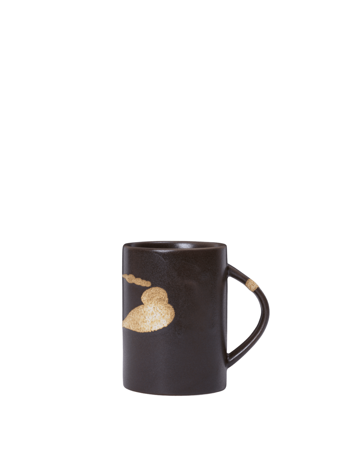 Taza Koyo – Marrón oscuro/Beige