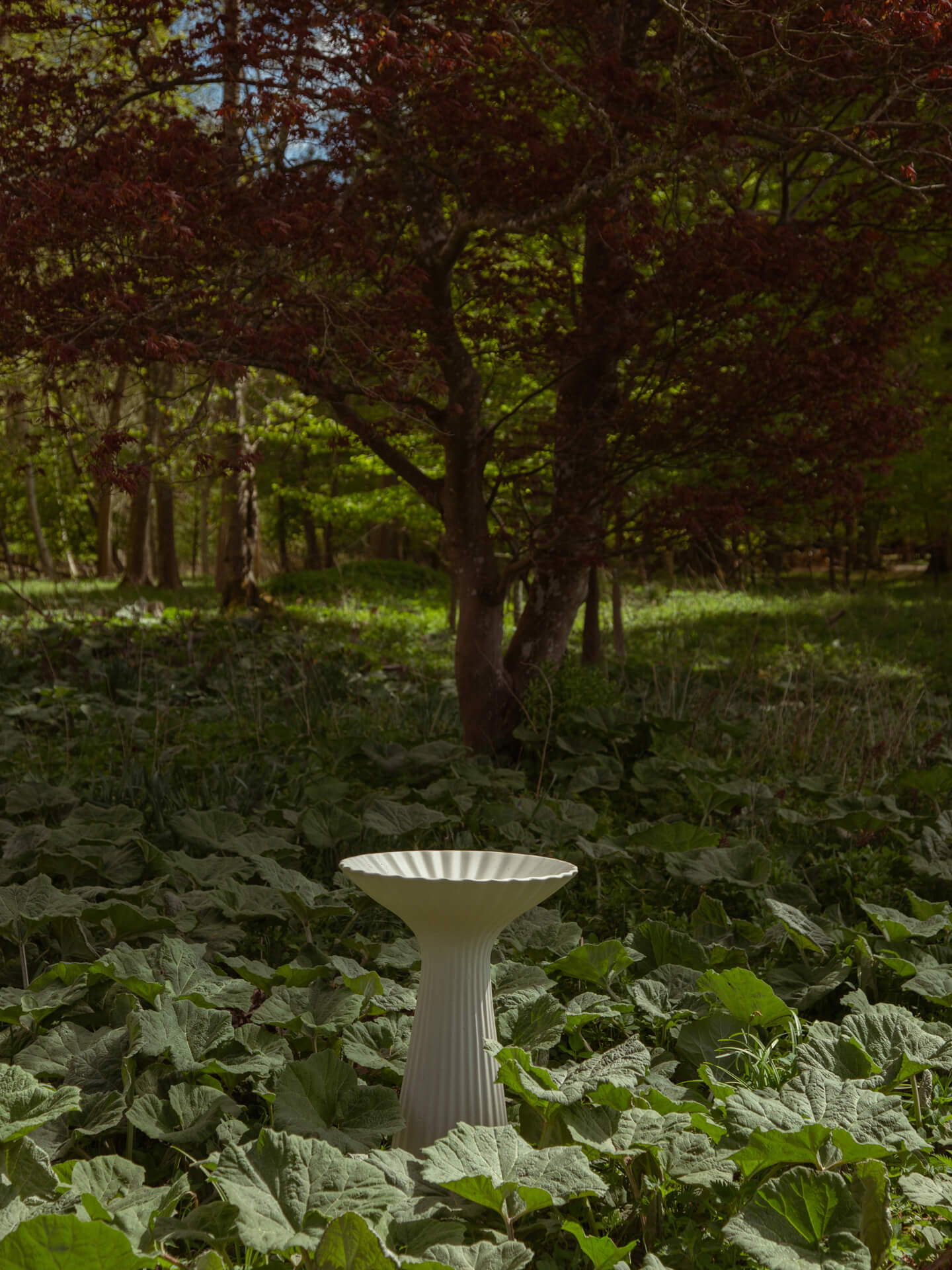 Cuenco pedestal Fountain – Marfil
