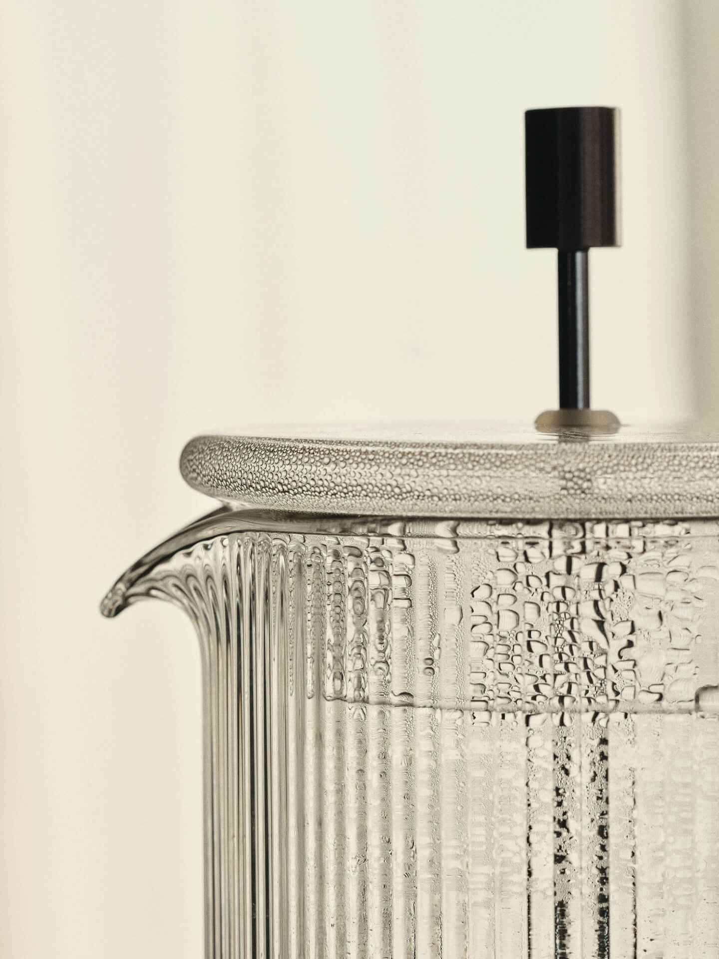Cafetera de émbolo térmica Ripple – Transparente
