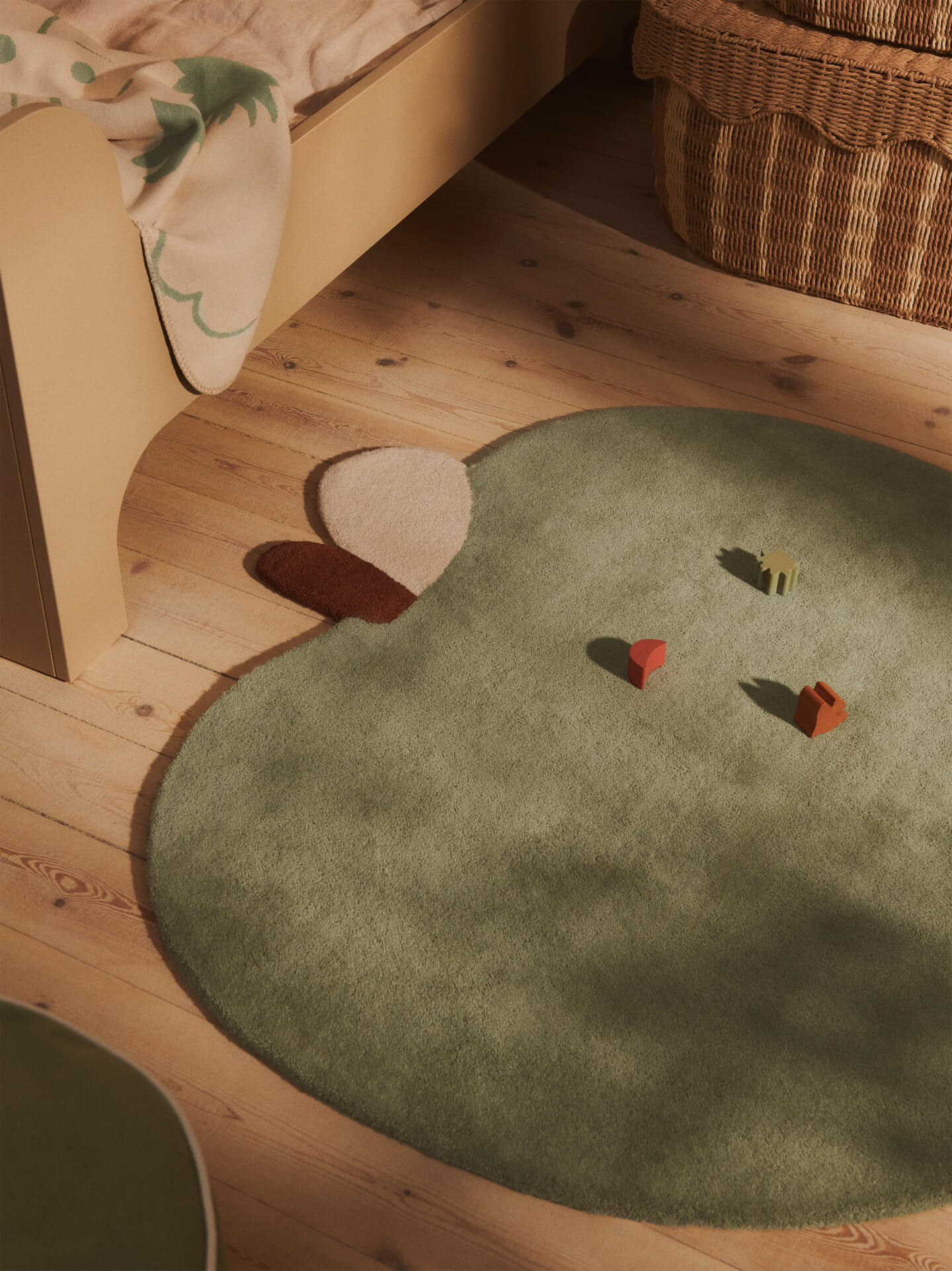 Alfombra Apple de pelo corto – Arcilla marrón