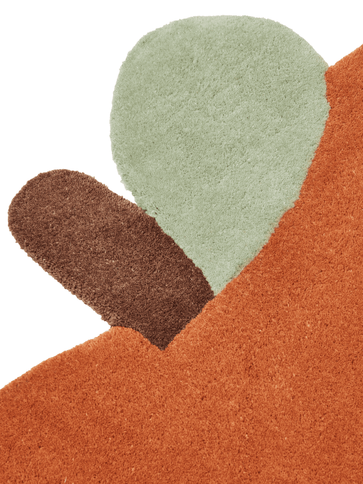 Alfombra Apple de pelo corto – Arcilla marrón