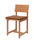 Cojín de asiento Align – Arcilla marrón