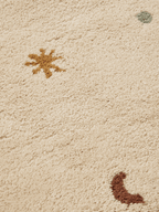 Alfombra Skye con relieve – 80 x 120 cm – Pergamino