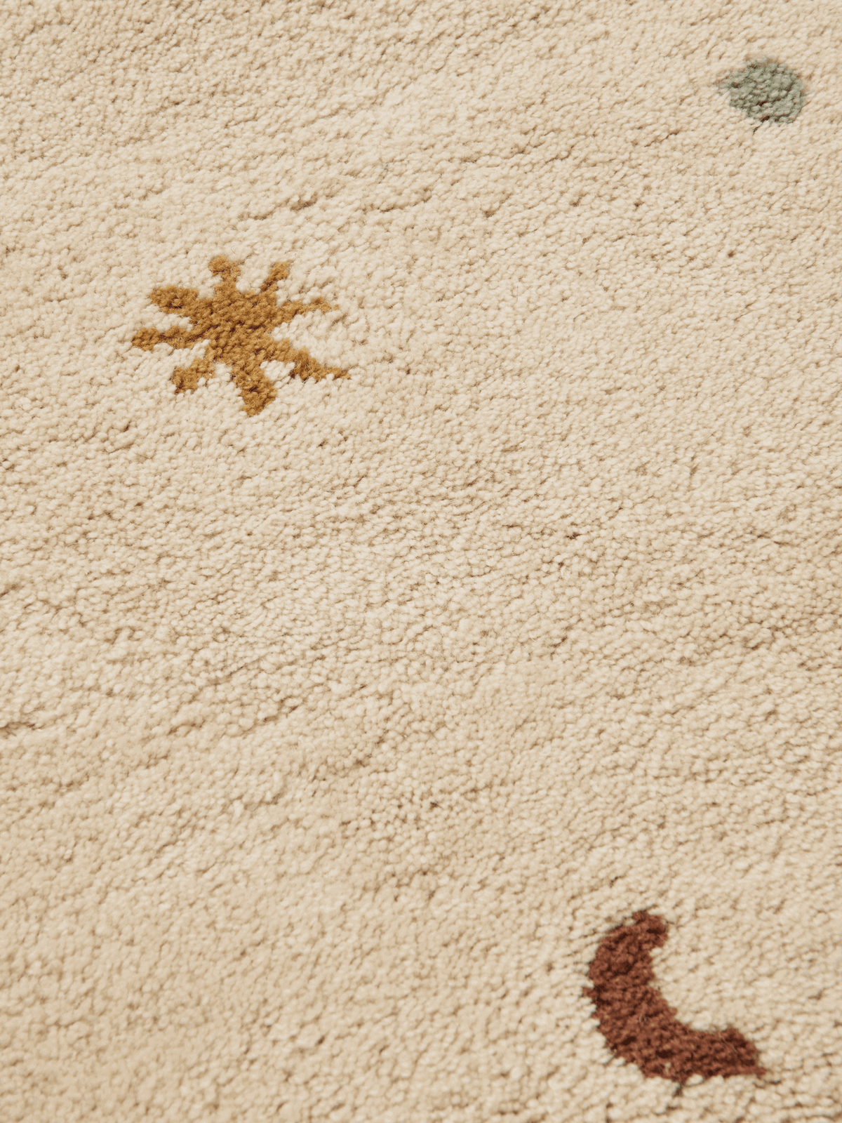 Alfombra Skye con relieve – 80 x 120 cm – Pergamino