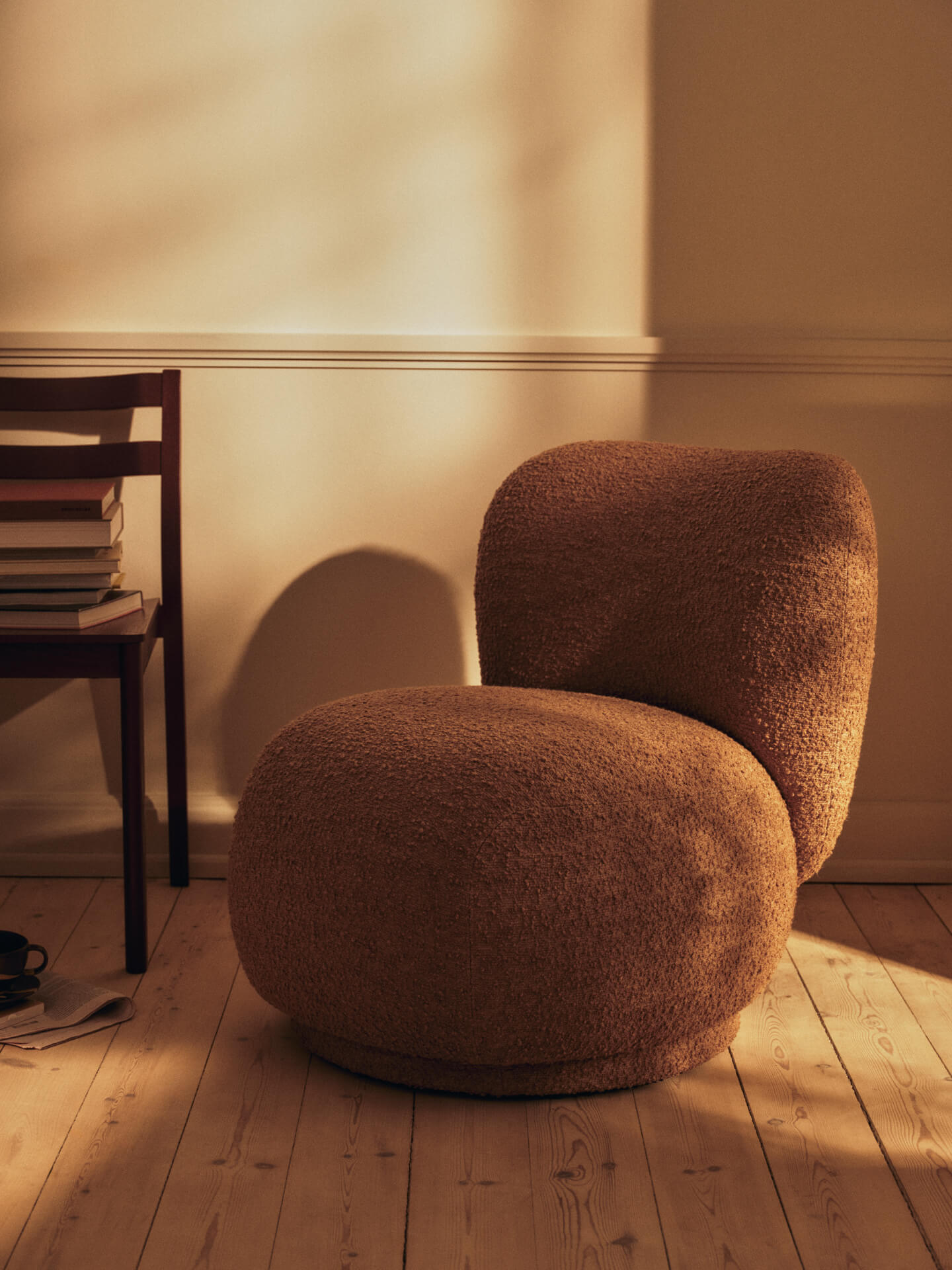 Rico Lounge Piccolo Sw. Raw Bouclé - Tan