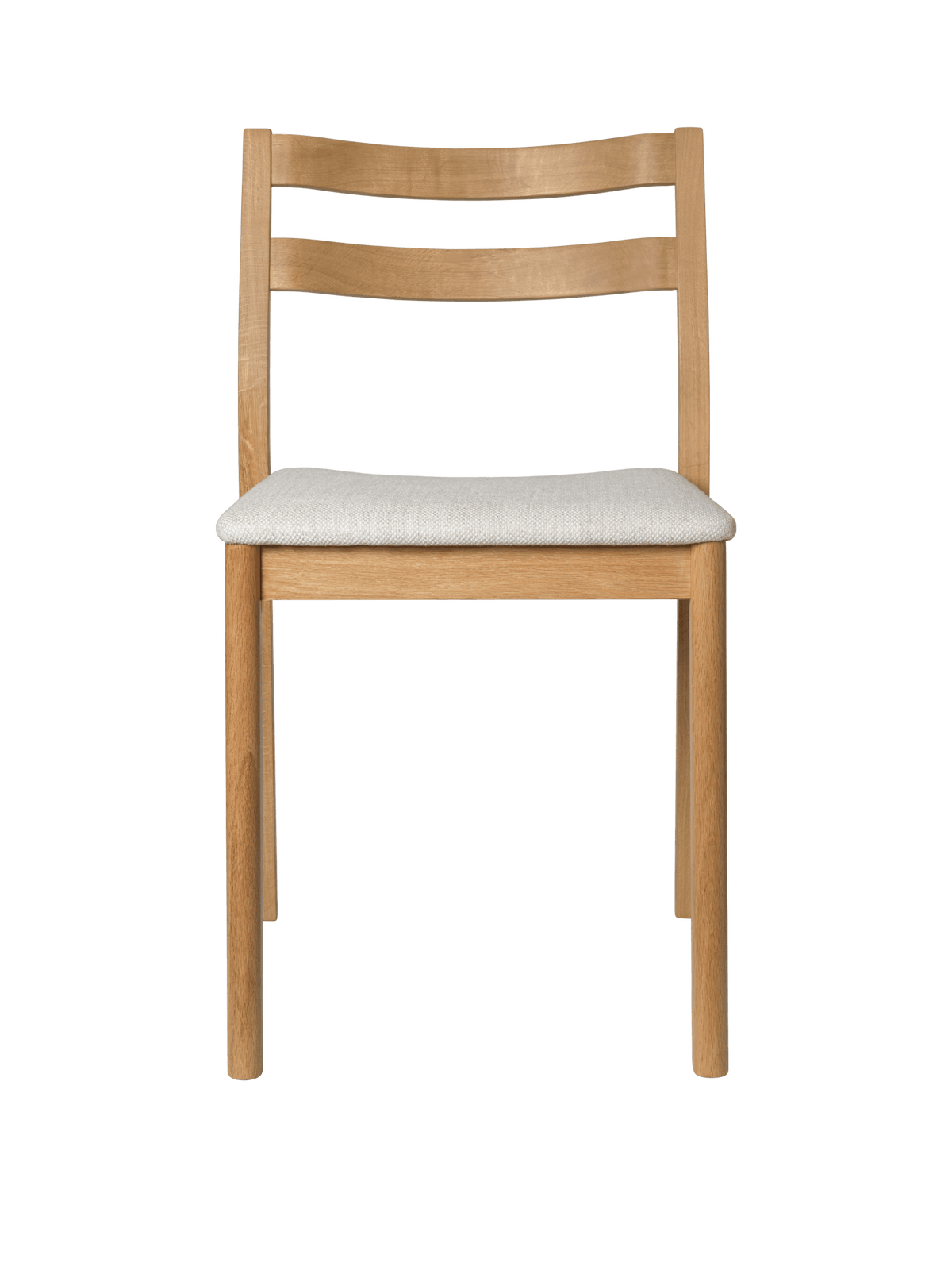 Silla de comedor Boda – Asiento tapizado – Staple – Roble natural/Blanco roto