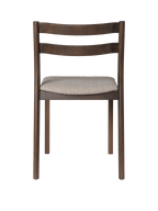 Silla de comedor Boda – Asiento tapizado – Bouclé suave – Haya/ Natural