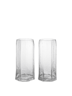 Vasos altos de cristal Kiru – Set de 2 – Transparente